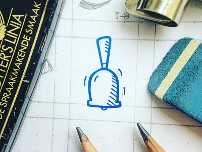 Action Set - Hand Bell Icon clipart doodle hand drawn icon design icons tinyart