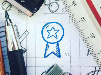 Action Set - Award Icon clipart creativemarket doodle hand drawn icon design icons tinyart