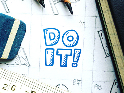 Action Set - Do It clipart creativemarket doodle hand drawn icon design icons tinyart