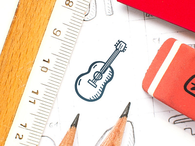 Academic Disciplines - Guitar lessons clipart doodle guitar hand drawn icon design icons tinyart