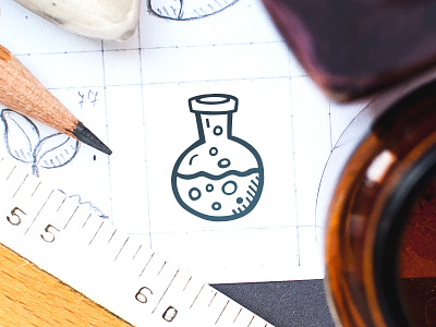 Academic Disciplines - Chemistry clipart creativemarket doodle hand drawn icon design icons tinyart