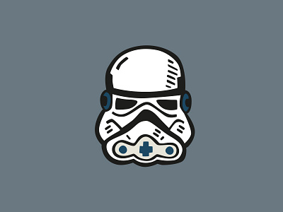 Stormtrooper doodle freebie hand drawn icons space star wars tiny art