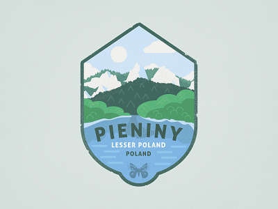 Pieniny Badge badge illustration mountain outdoor pieniny