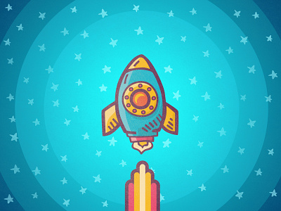 I <3 Rocket clipart doodle hand drawn icon icon design icons illustrator rocket space tinyart
