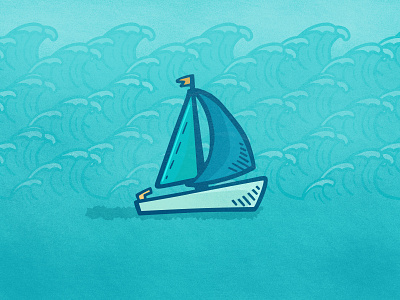 Summer Icons - Boat boat clipart doodle hand drawn icon icon design icons illustration illustrator sea summer tinyart