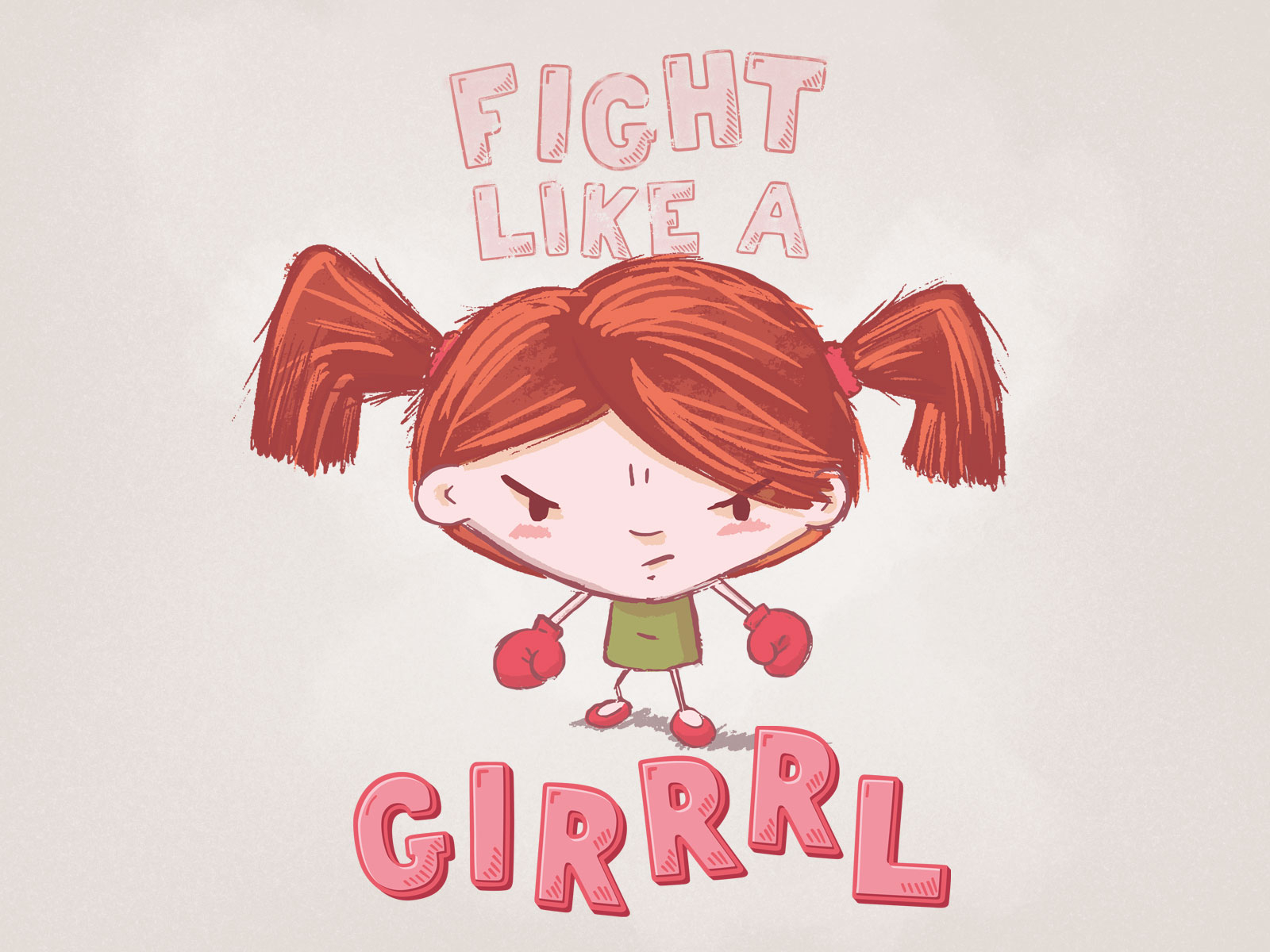 Thanks my girls. Fight like a girl Art.