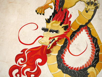 Golden dragon for golden numbers - almost there by Agata Kuczminska on ...