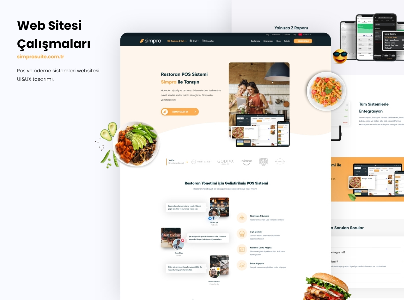 Modern Website Design by Samet Tutumoglu on Dribbble