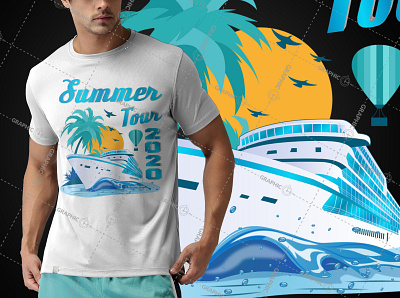 Summer T-Shirt Design funny tshirt illustration logodesign summer design summer logo summer tshirt t shirt design tshirtdesign typography vintage design