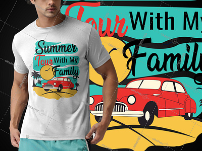 Family Summer Tour T-Shirt Design