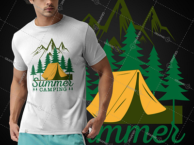 Custom T-Shirt Design for Summer Camping