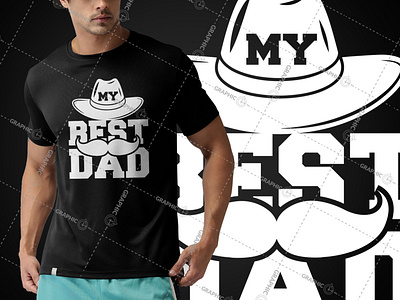 Best DAD Happy Father's Day T-Shirt Design