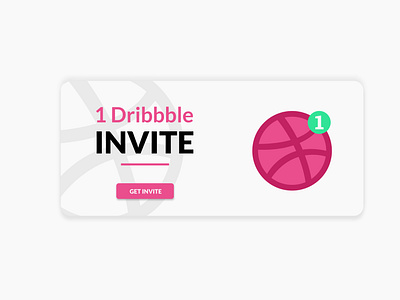 Dribbble Invitation