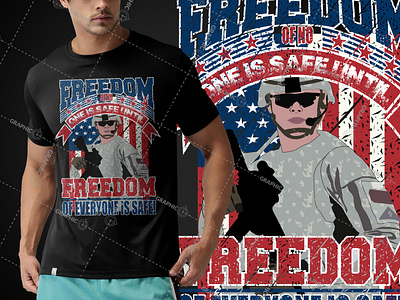 4th July USA Freedom T-Shirt Design