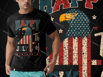 Happy 4th July USA Independent Day T-Shirt Design 2020 4th july funny tshirt illustration independent day t independent day t t shirt design tee tee shirt tshirtdesign typography usa independent day usa independent day vector vintage design