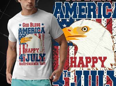 Happy 4th July USA Independent Day T-Shirt Design 2020 4th july funny tshirt illustration independent day independent day logodesign t shirt design tshirtdesign typography vector vintage design