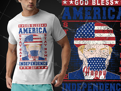 4th July USA Independence Day T-Shirt Design