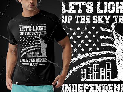 USA Independent day t-shirt design. 4th July tee shirt design