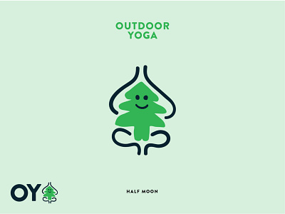 Outdoor Yoga Logo concept