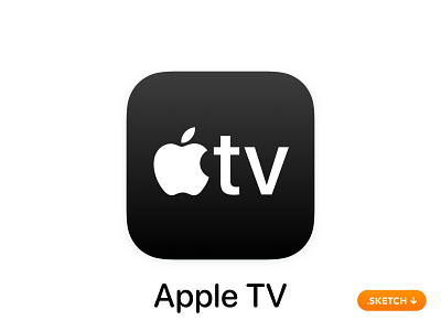 Apple "Apple TV" App Icon - iOS 13 13 app app icon branding connect design entertainment exclusive illustration itunes kids plus premium pro shows top tv typography ui