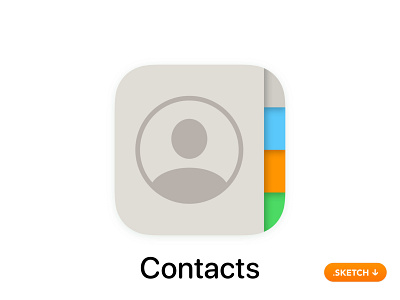 Apple "Contacts" App Icon - iOS 13