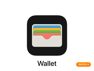 Apple "Wallet" App Icon - iOS 13 13 app app icon apple card design flat flights icon ios logo money passes pay top
