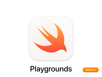 Apple Swift Playgrounds App Icon app app icon branding code coding design icon ios play playground playgrounds swift top ui