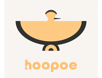 Hoopoe bird bird illustration bird logo design flat hoopoe hudhud illustration illustrator logo