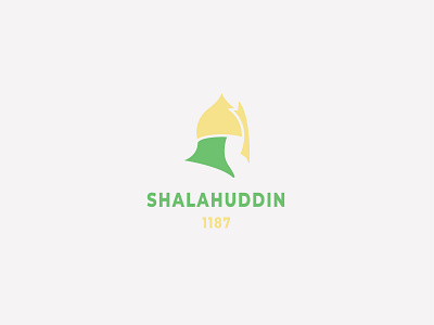 Shalahuddin al ayyubi aqsa branding design flat graphic design illustration illustrator islam jerussalem logo logodesign logoinspiration muslim saladin shalahuddin shape vector