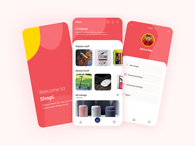 Shopi Concept App Design