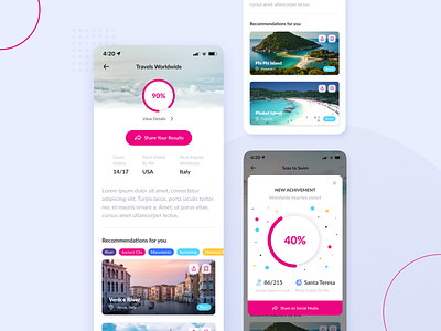 Concept Travel Application Design