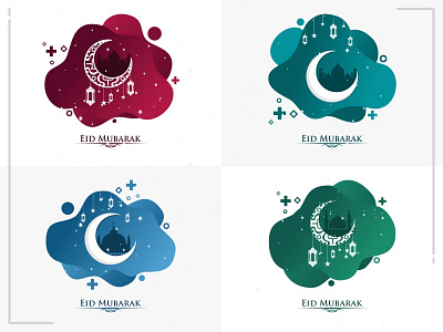 Eid Mubarak Liquid design eid mubarak fasting greeting greeting cards greeting ramadhan illustration ramadhan vector