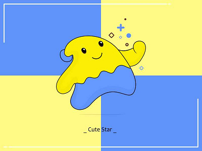 Cute Star Yellow cute cute star design illustration star star yellow vector yellow