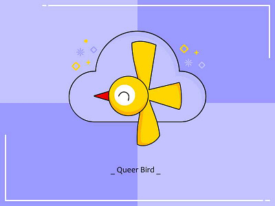 Queer Bird bird design illustration queer queer bird vector