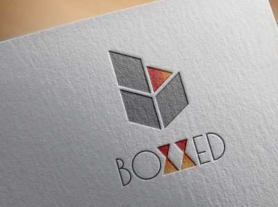 boxxed branding design logo