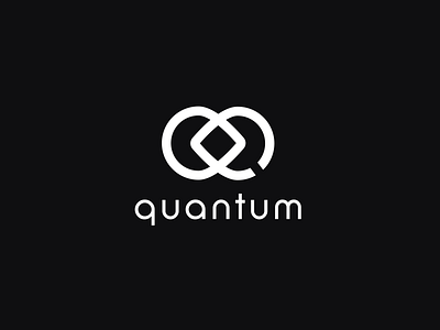 QUANTUM AR/VR app ar black branding clean design icon logo logo design solid ui vr