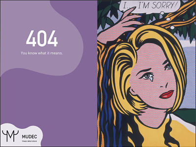 404 Museum website 404 404 error page 404 page art challenge design illustration museum ui ux webdesign website weeklywarmup