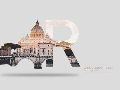 Creative Lettering - Rome city city illustration creative dailyui design font illustration lettering rome typography ui ux webdesign