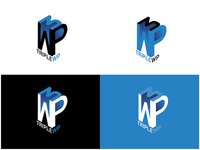 Triple WP Logo Design - 30 Days Challenge Logocore