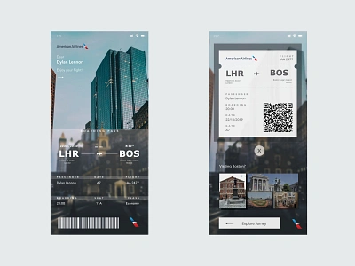 Boarding Pass app boarding boardingpass branding challenge daily 100 challenge dailyui design flight flight app phone ui webdesign