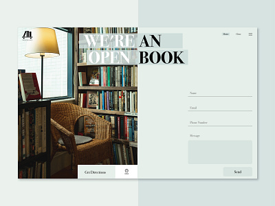 Contact Us Page book bookstore branding contact page contact us daily 100 challenge dailylogochallenge dailyui design illustration onlinestore ui webdesign