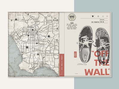 Map - Vans Shop Concept 029 branding challenge daily 100 challenge dailyui design map onlinemap onlineshop ui vans vintage webdesign