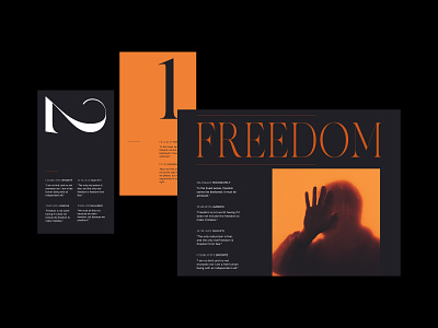 Freedom — Layout art direction branding clean design graphic grid header layout minimal photogrpahy web website