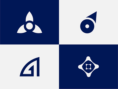 Geometric Logos 3 app logo brand branding design geometric icon logo logo design mark minimal simple vector