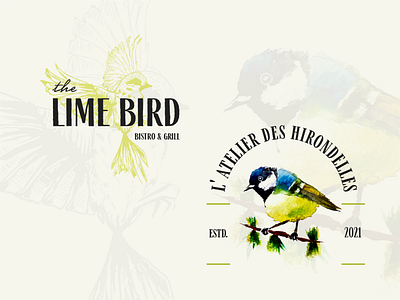 Vintage Bird Logos
