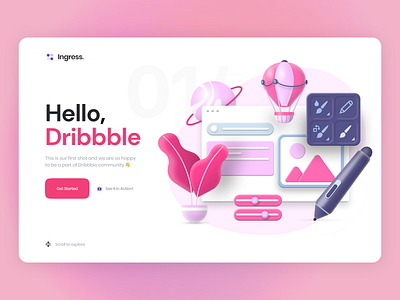 Hello Dribbble 🚀