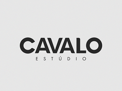 Cavalo Estúdio brand identity logo logotype music studio