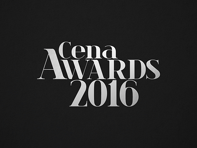 Cena Awards 2016 award logo logotype
