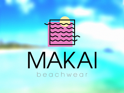 Makai Beachwear beach brand clothing hawaii identity logo modern surf