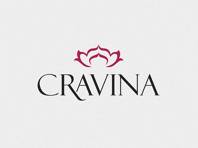 Cravina brand clothing identity logo logotype